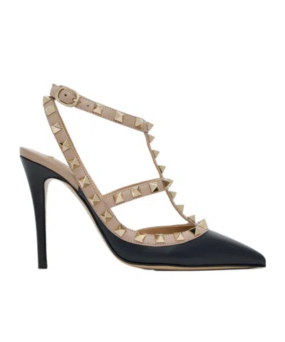 VALENTINO GARAVANI RIVET POINTED HIGH HEELS