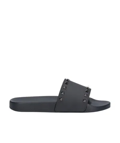 VALENTINO GARAVANI RIVET SLIPPERS