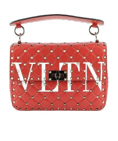 Valentino Garavani Riveted Handbag In Multicolor