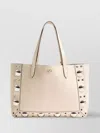 Valentino "riviera" Tote Bag Featuring Studded Detailing