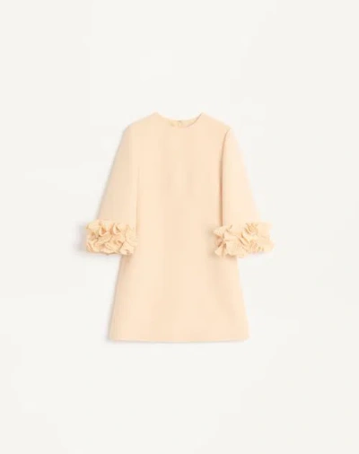 VALENTINO VALENTINO CREPE COUTURE SHORT DRESS WOMAN BIRCH 38