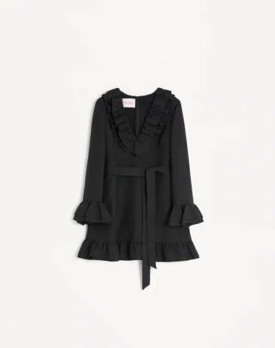 Valentino Long Sleeve Dress In Black