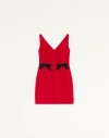 Valentino Robe Courte En Crêpe Couture Femme Paris 48