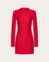 Valentino Bow Mini Dress In Red