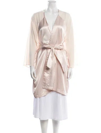 Pre-owned Valentino Robe In Orange