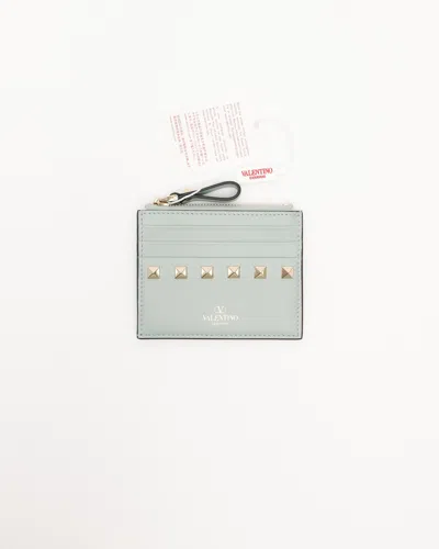 Valentino Garavani Valentino Rock Studs Leather Card Holder