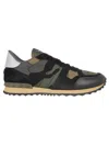 Valentino Sneaker Rockrunner Camouflage In Black