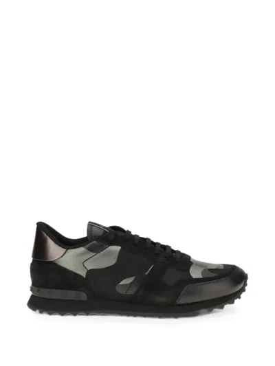 Valentino Garavani Rockrunner Camouflage-print Sneakers In Multi