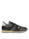 Valentino Sneaker Rockrunner Camouflage In Light Brown