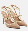 Valentino Rockstud 100 Leather Pumps In Multicoloured