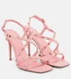 Valentino Women's Studded Strappy High Heel Sandals In Pink