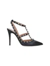 Valentino Garavani Rockstud 100 Slingback Pumps In Black