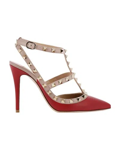 Valentino Garavani Rockstud 110mm Pumps In Nude