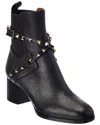 VALENTINO GARAVANI VALENTINO ROCKSTUD 60 GRAINY LEATHER BOOTIE