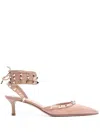 Valentino Rockstud 60mm Patent-leather Pumps In Pink