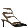 Valentino Rockstud 65 Caged Patent Pumps