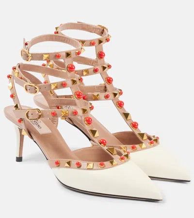 Valentino Garavani Pumps Rockstud 65 Aus Leder In Multicolor