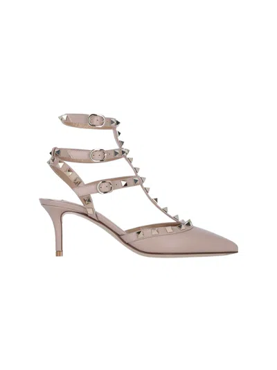 Valentino Garavani 'rockstud 65' Pumps In Pink