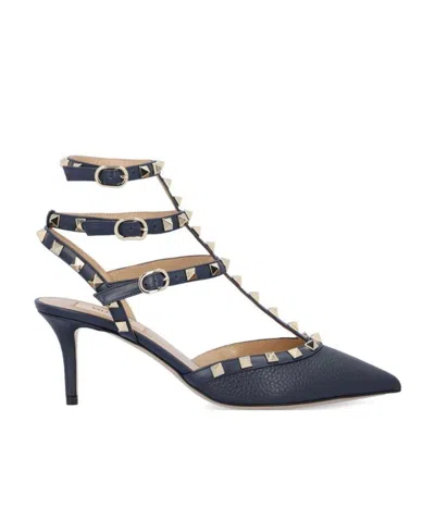 VALENTINO GARAVANI VALENTINO GARAVANI ROCKSTUD ANKLE-STRAP PUMPS
