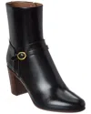 Valentino Rockstud 75 Leather Boot In Black