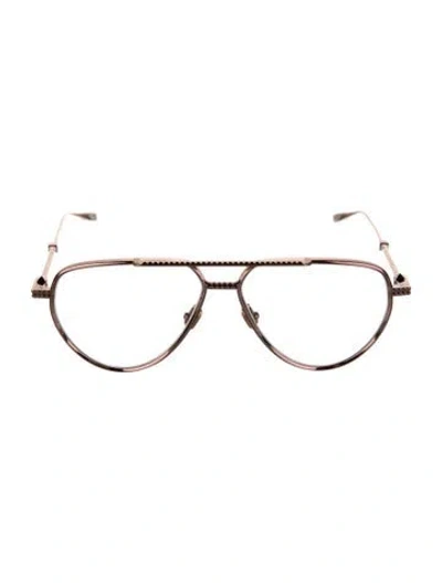 Pre-owned Valentino Garavani Rockstud Accents Aviator Eyeglasses