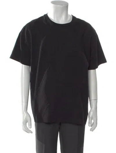 Pre-owned Valentino Rockstud Accents Crew Neck T-shirt In Black