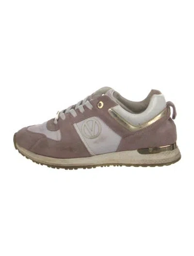 Pre-owned Valentino Garavani Rockstud Accents Leather Sneakers In Multi
