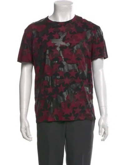 Pre-owned Valentino Rockstud Accents Printed T-shirt In Multi