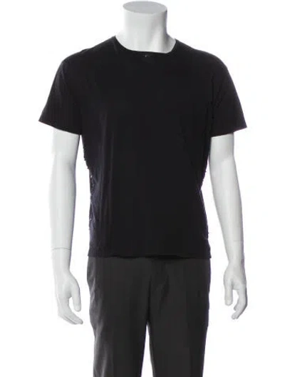 Pre-owned Valentino Rockstud Accents Short Sleeve Shirt In Black