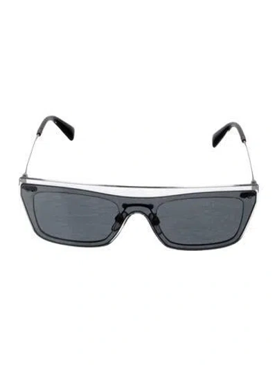 Pre-owned Valentino Rockstud Accents Wayfarer Sunglasses