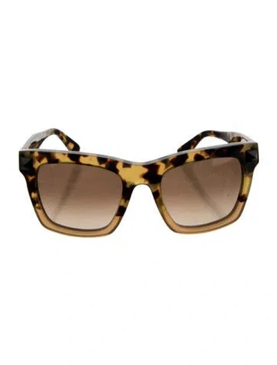 Pre-owned Valentino Rockstud Accents Wayfarer Sunglasses In Multi