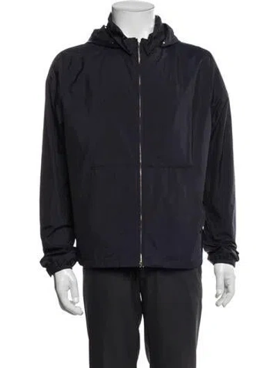 Pre-owned Valentino Rockstud Accents Windbreaker In Black