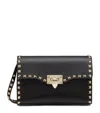Valentino Rockstud Small Shoulder Bag In Black