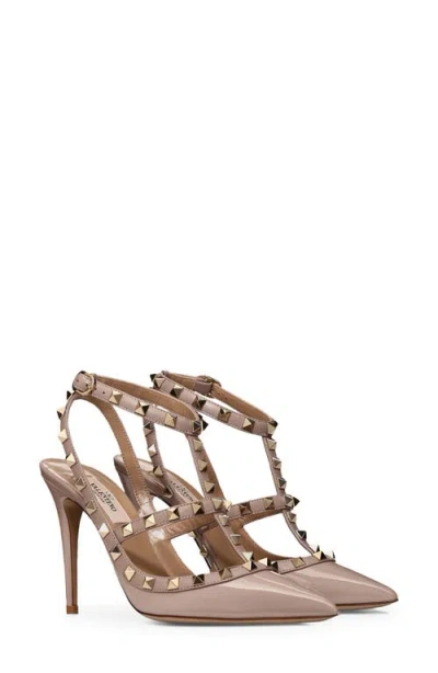 VALENTINO GARAVANI VALENTINO GARAVANI ROCKSTUD ANKLE STRAP PUMP