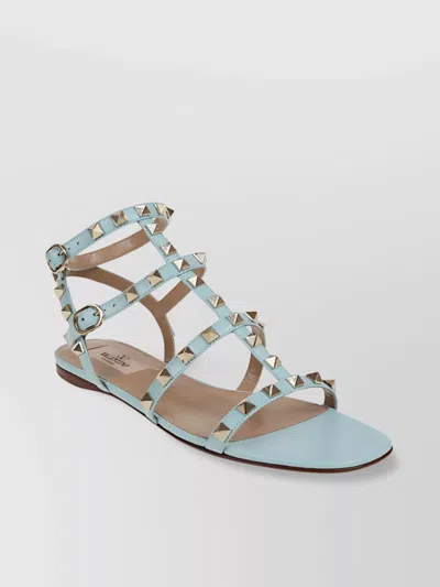 VALENTINO GARAVANI ROCKSTUD ANKLE STRAP SANDALS
