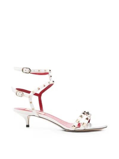 Valentino Garavani Rockstud Ankle-strap Sandals In Multi