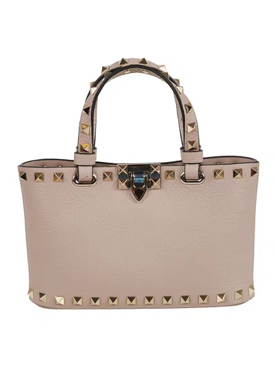 VALENTINO GARAVANI ROCKSTUD BAG IN GRAINED LEATHER