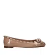 VALENTINO GARAVANI ROCKSTUD BALLERINA FLATS