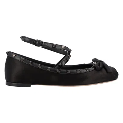 Valentino Garavani Valentino Rockstud Ballerinas Black