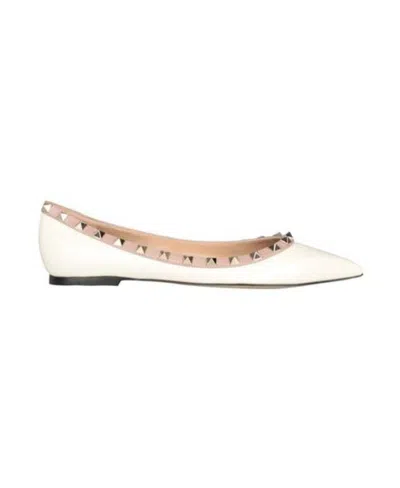 VALENTINO GARAVANI VALENTINO GARAVANI ROCKSTUD POINTED TOE BALLERINE SHOES