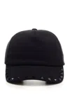 Valentino Garavani Rockstud Curved Peak Baseball Cap