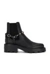 Valentino Garavani Rockstud Beatle Boot In Black