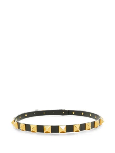 Pre-owned Valentino Garavani Rockstud Belt In Black