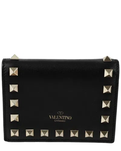 Valentino Garavani Valentino Rockstud Bi-fold Wallet (authentic Pre-loved)