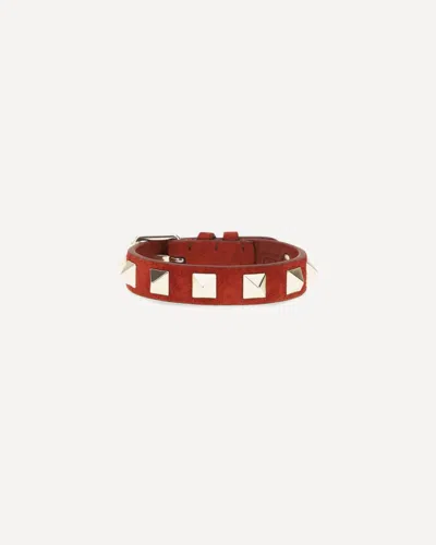 Valentino Garavani Rockstud Bracelet In Red