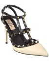 Valentino Rockstud 110 Leather Pumps In White