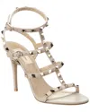 Valentino Rockstud 105mm Leather Cage Sandals In Pink
