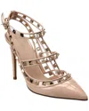 Valentino Rockstud Ankle Strap Patent Leather Pumps