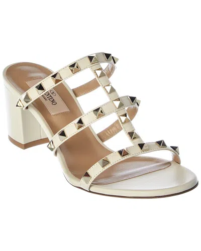 Valentino Garavani Valentino Rockstud Caged 60 Leather Sandal In Multi
