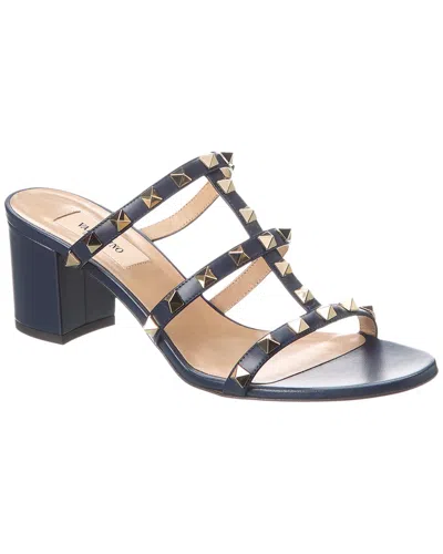 VALENTINO GARAVANI ROCKSTUD CAGED 60 LEATHER SANDAL